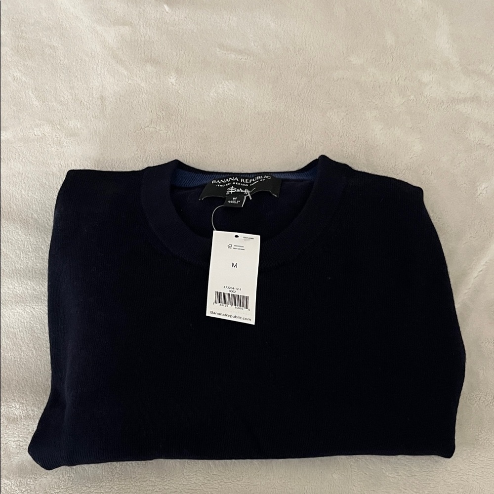 Banana Republic Men's Merino Wool Crew Neck Sweater, size medium